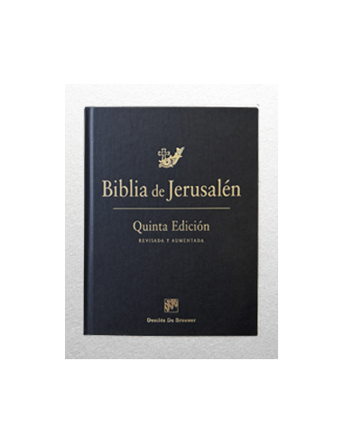 Biblia de Jerusalén. 5ª edición. Tapa dura. Modelo 1